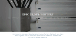 Desktop Screenshot of epicgroupwriters.com