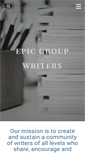Mobile Screenshot of epicgroupwriters.com